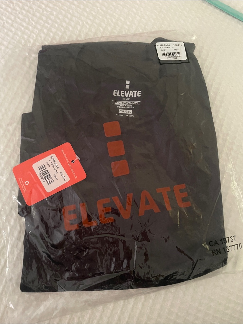 Elevate Women's Long Sleeve Tee - Black